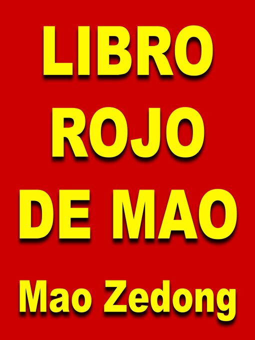 Title details for Libro rojo de Mao by Mao Zedong - Available